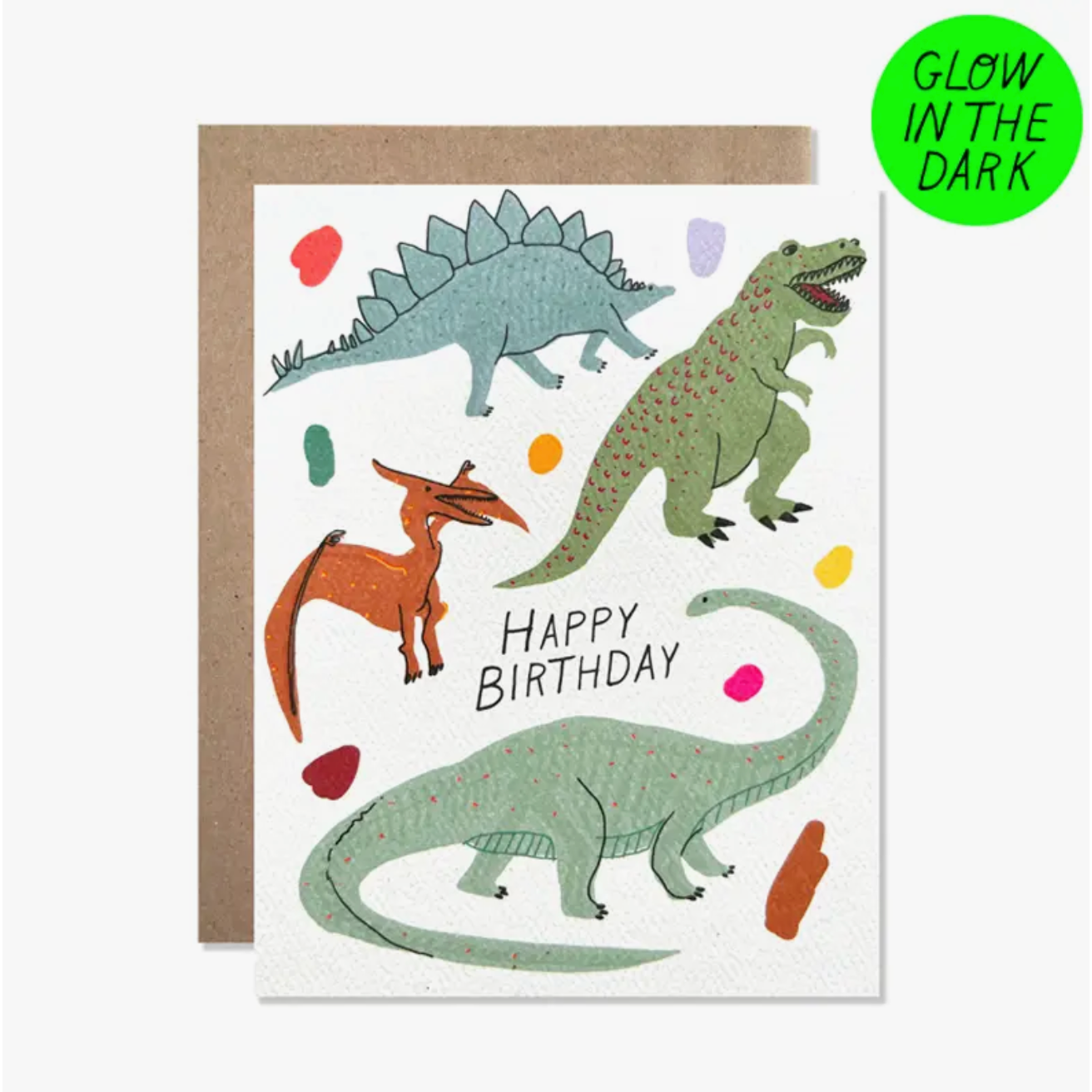 happiest birthday dinosaurs card