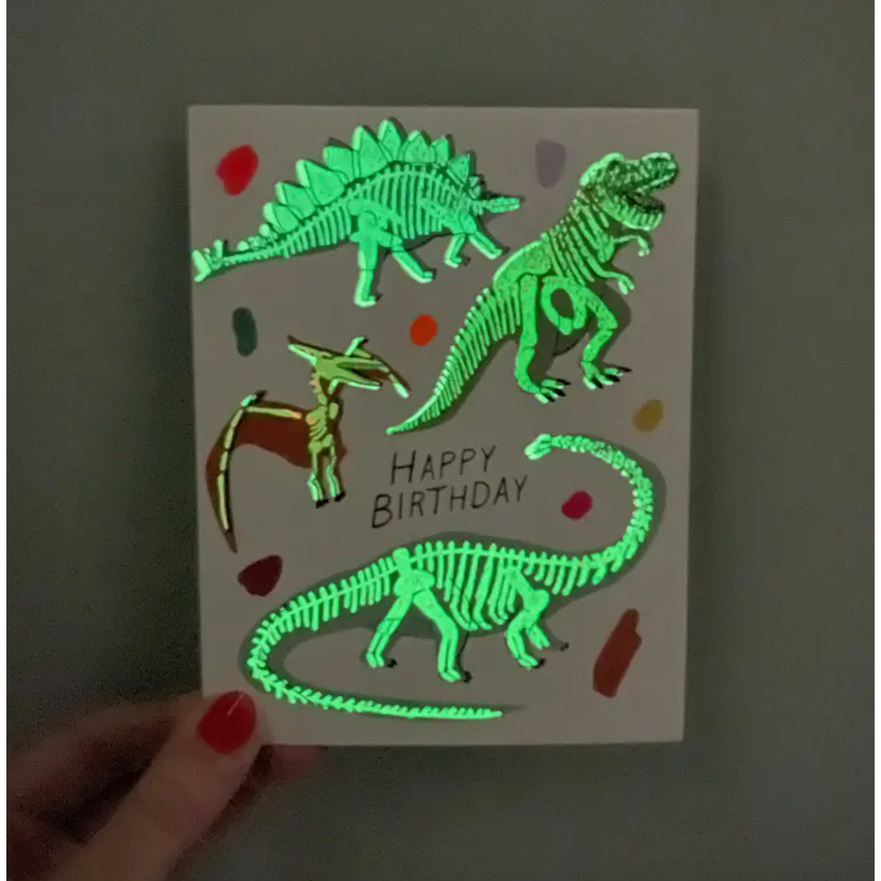 happiest birthday dinosaurs card