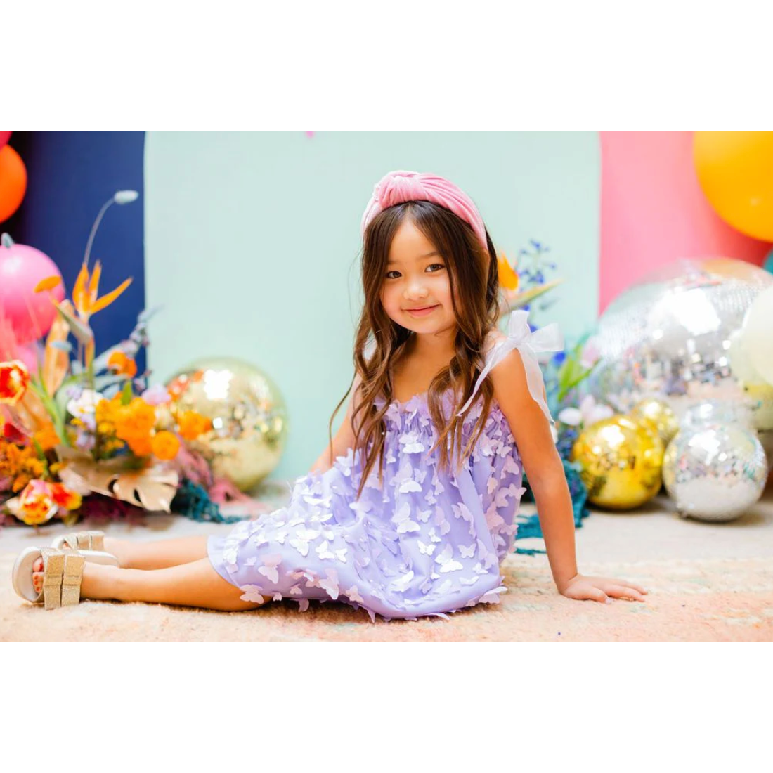 butterfly dress | lavender