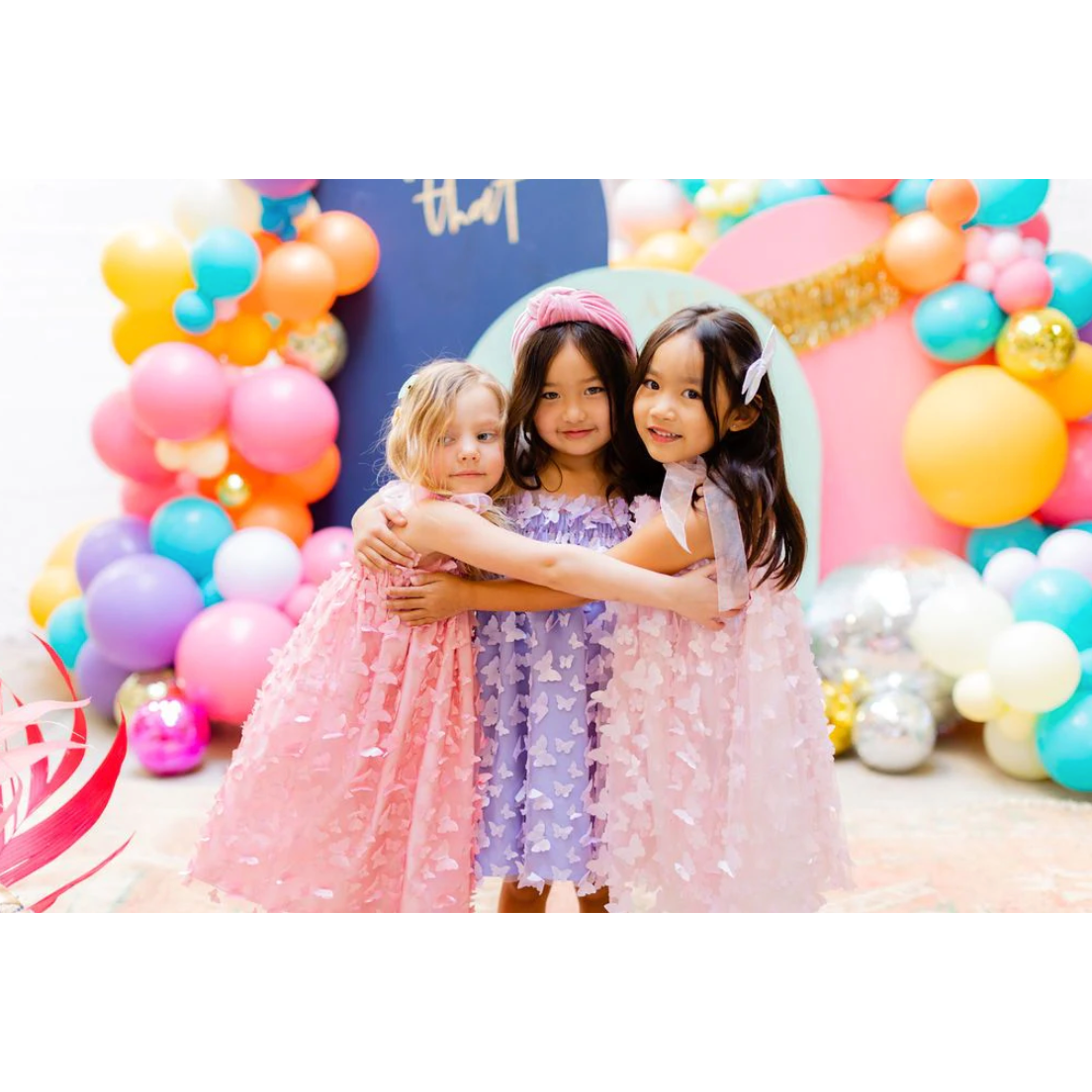 butterfly dress | dusty pink