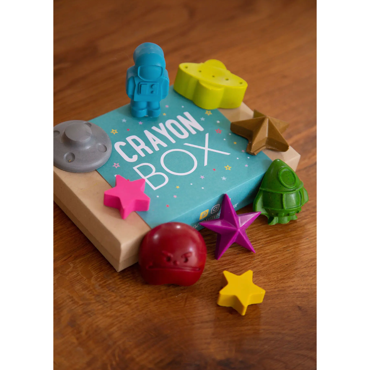space wax crayons