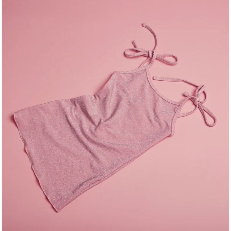 valencia dress | pink sparkle