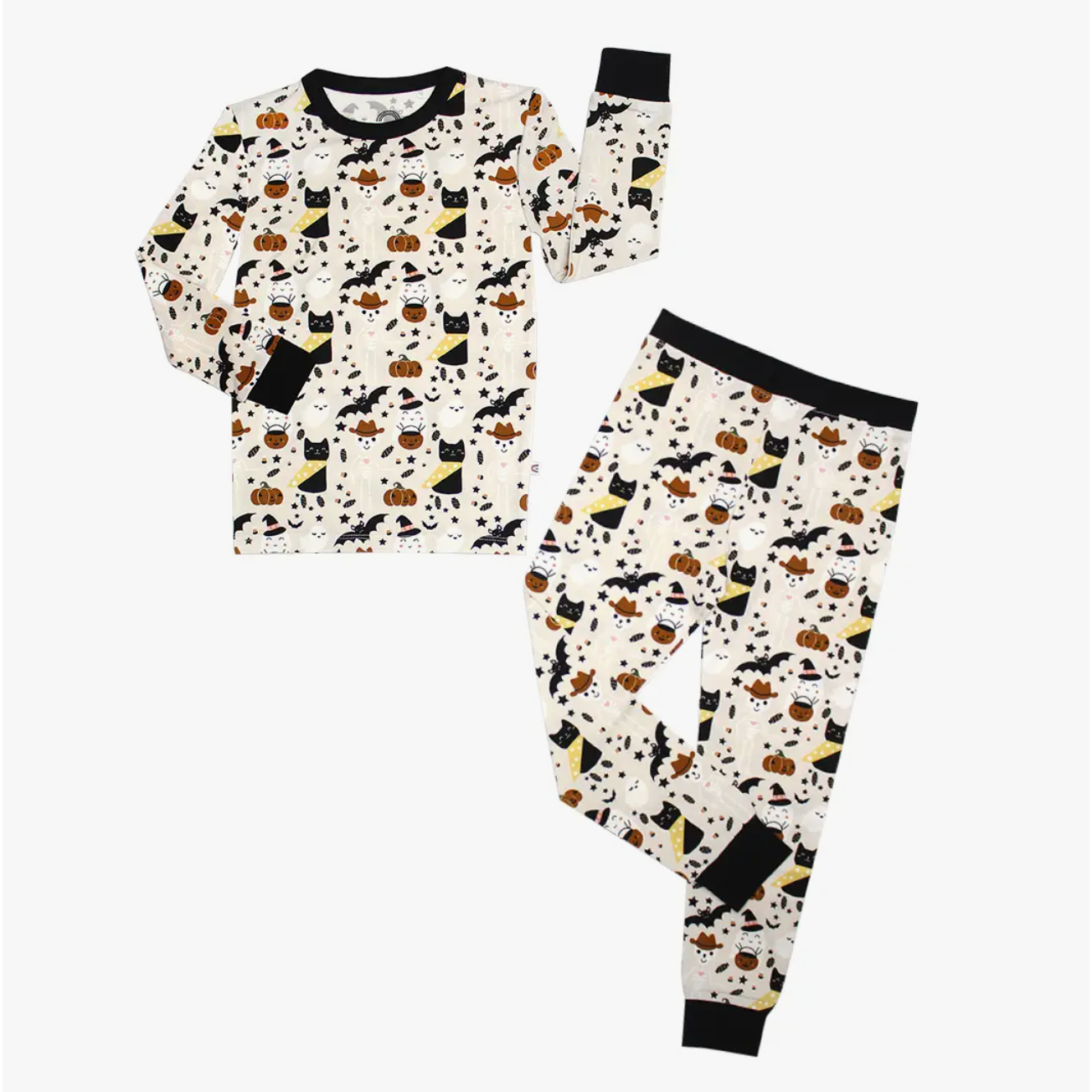 halloween bamboo toddler pajama set | spooky cute