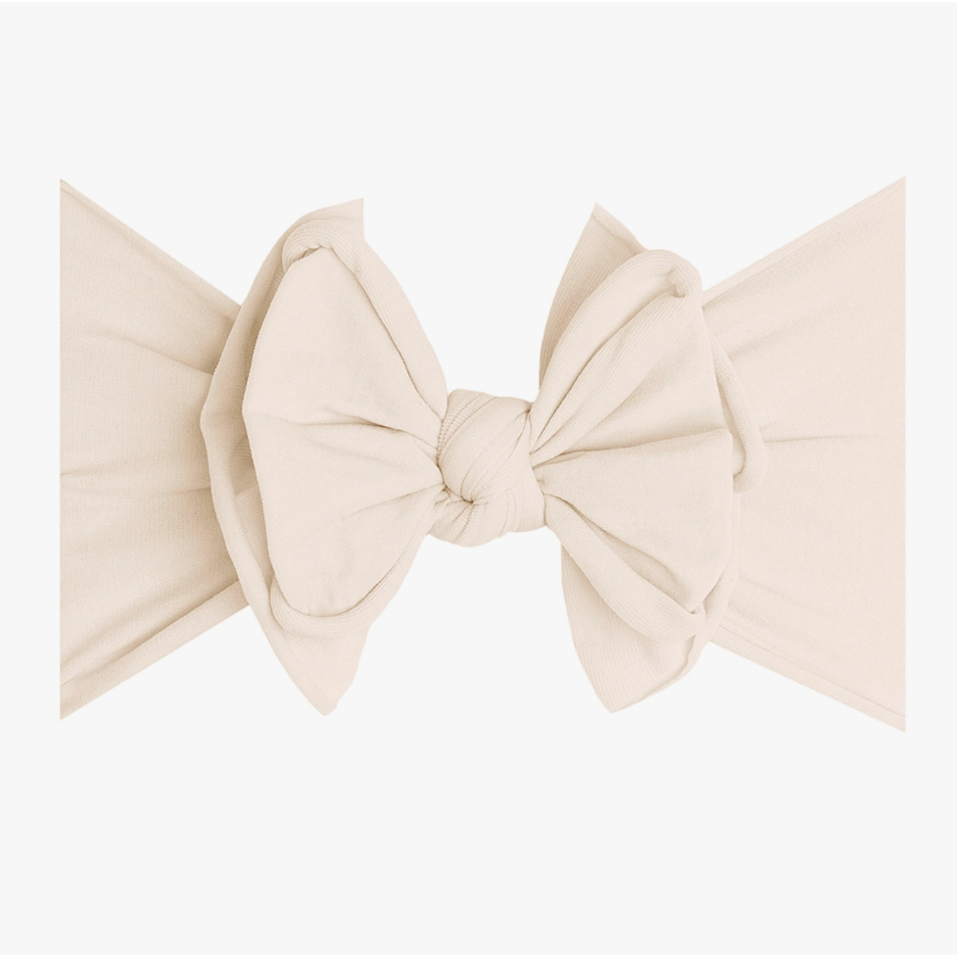 fab bow headband | oatmeal
