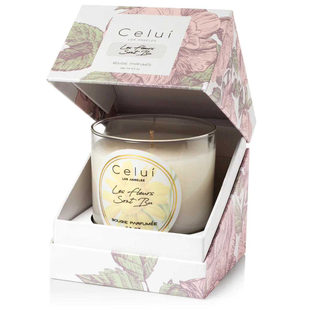signature candle 8.5 oz | les fleurs sont bu