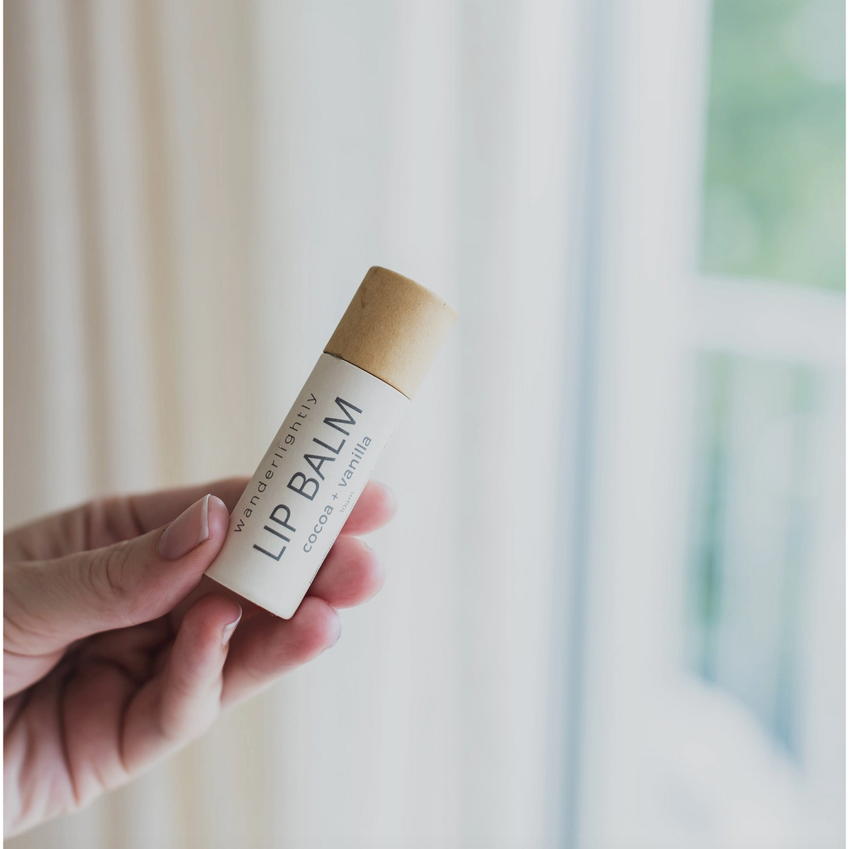 cocoa + vanilla lipbalm