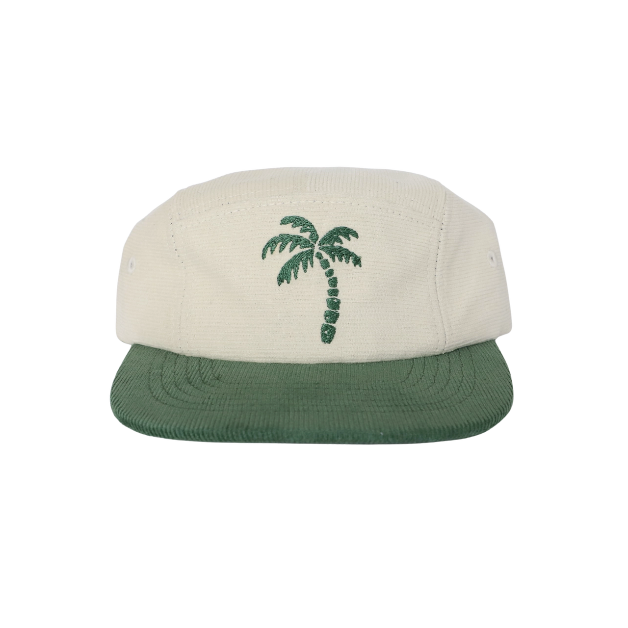 palm tree corduroy five-panel hat