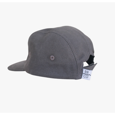 rad days ahead cotton five-panel hat in charcoal