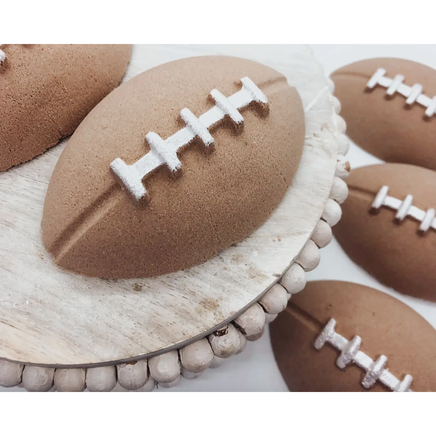 football bubble bath bomb