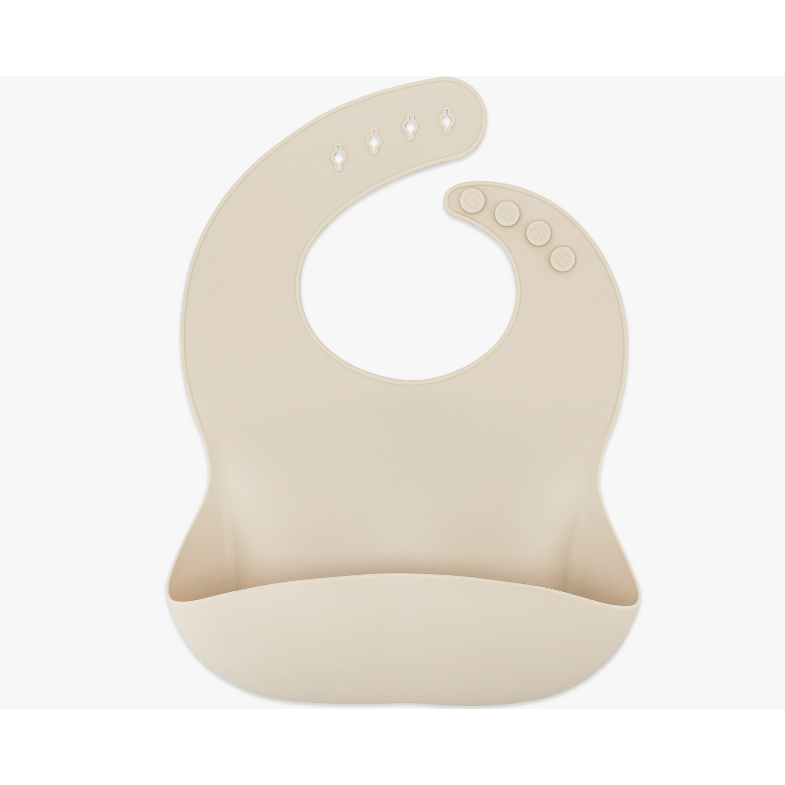 silicone bib | coconut