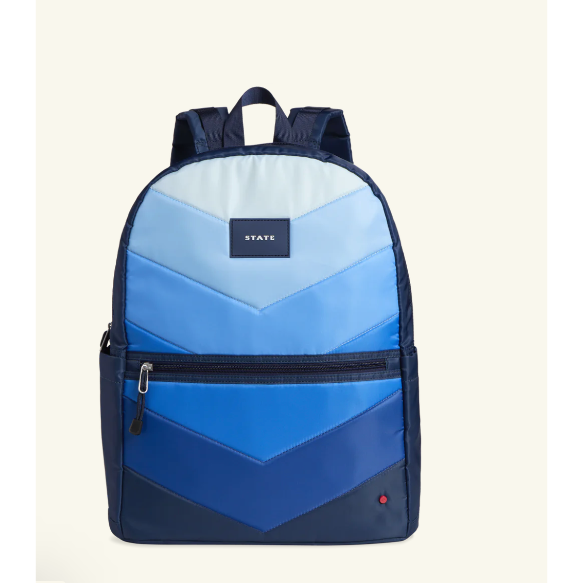 kane kids large backpack | blue chevron puffer
