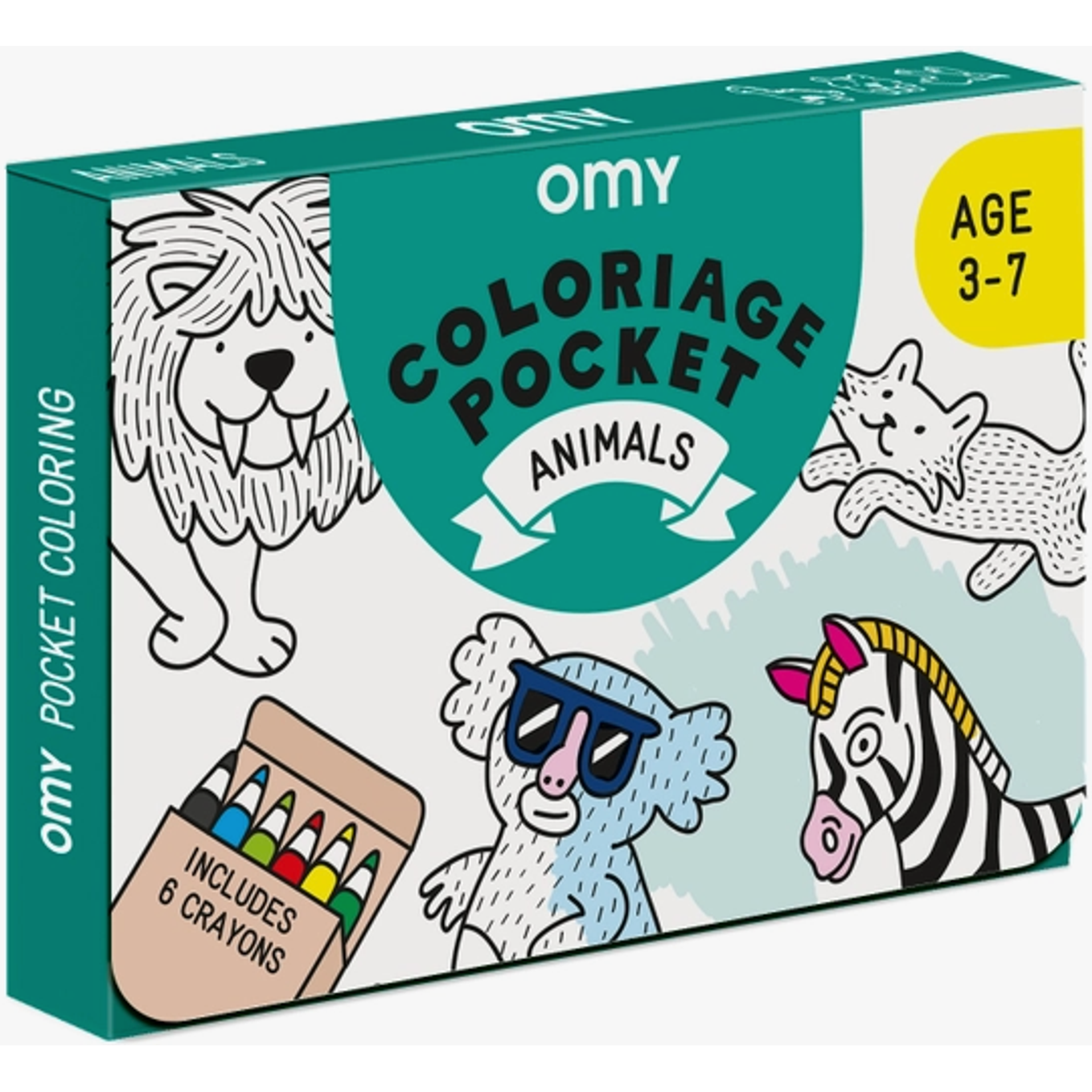 pocket coloring | animals