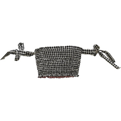 jessie top | black & white houndstooth