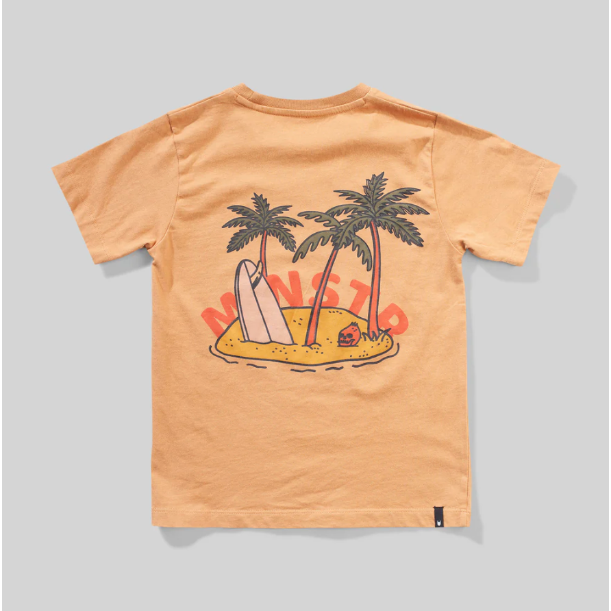 munisland short sleeve tee | light mustard