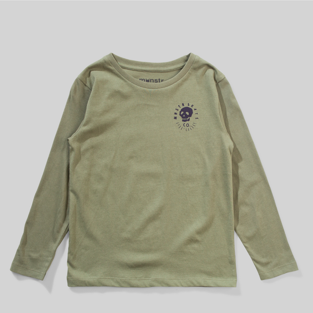 munco long sleeve tee | olivine