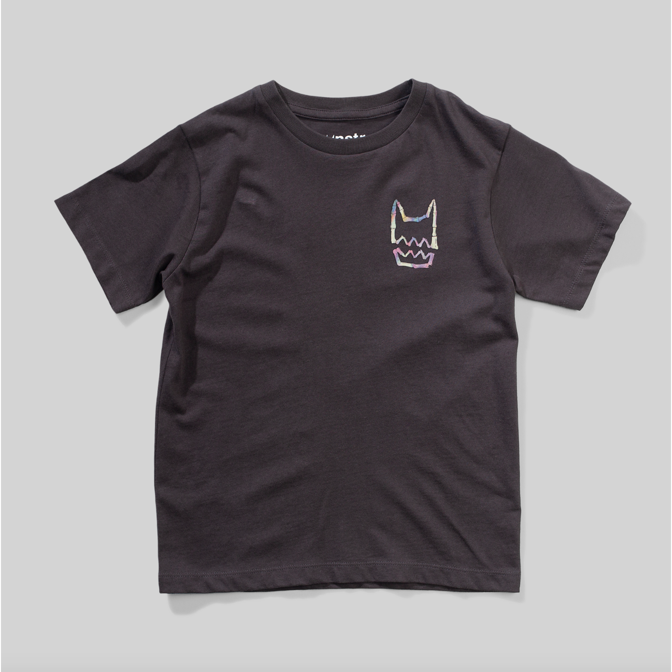 glow teeth short sleeve tee | soft black