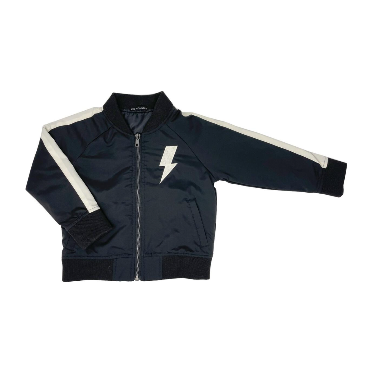 super duper black bomber jacket