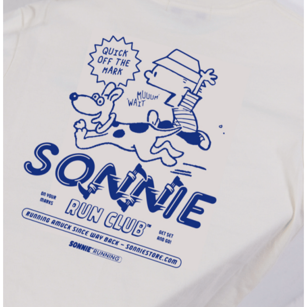 run club tee | off white