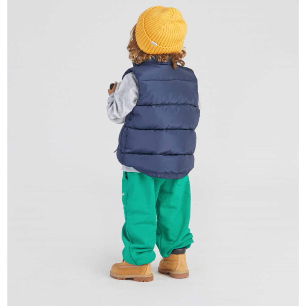 classic puffer vest | navy pearl