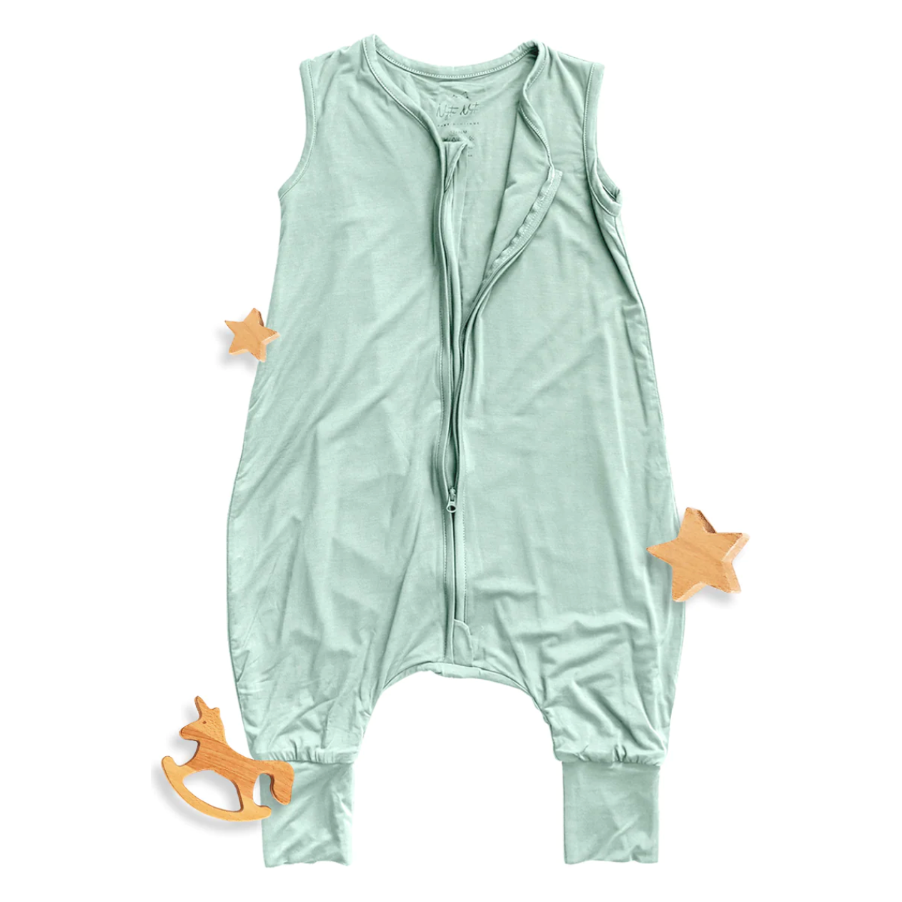 nyte nyte baby lightweight sleep sack | mint