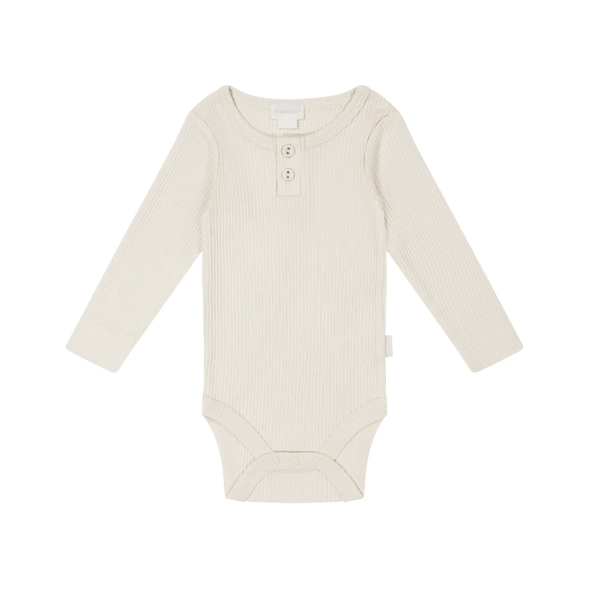 organic cotton modal bodysuit | milk