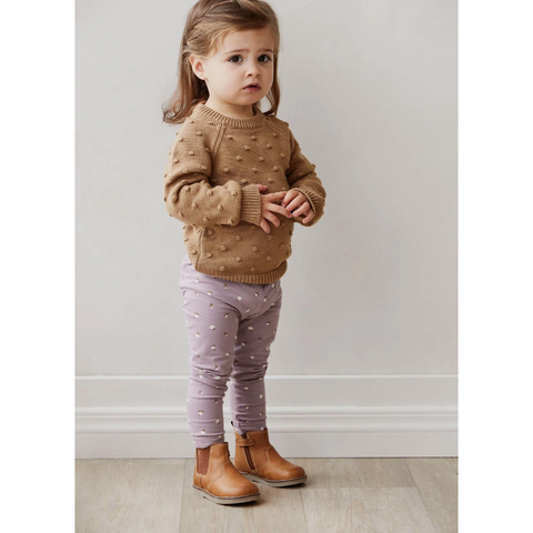 organic cotton legging | goldie quail