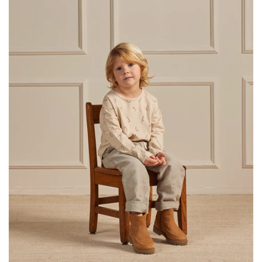 long sleeve tee || candy cane