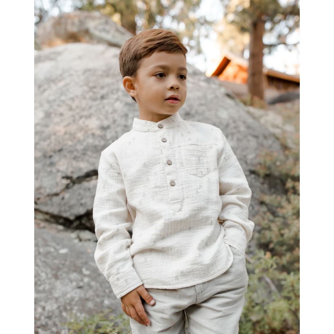 mason shirt || evergreen