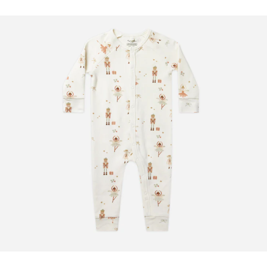 organic pajama long john || nutcracker