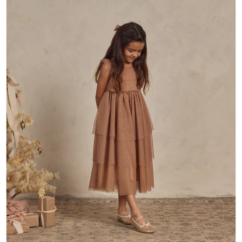 valentina dress || mocha