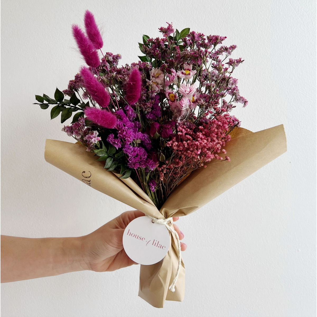 wanderlust dried flower bouquet | pink mixed