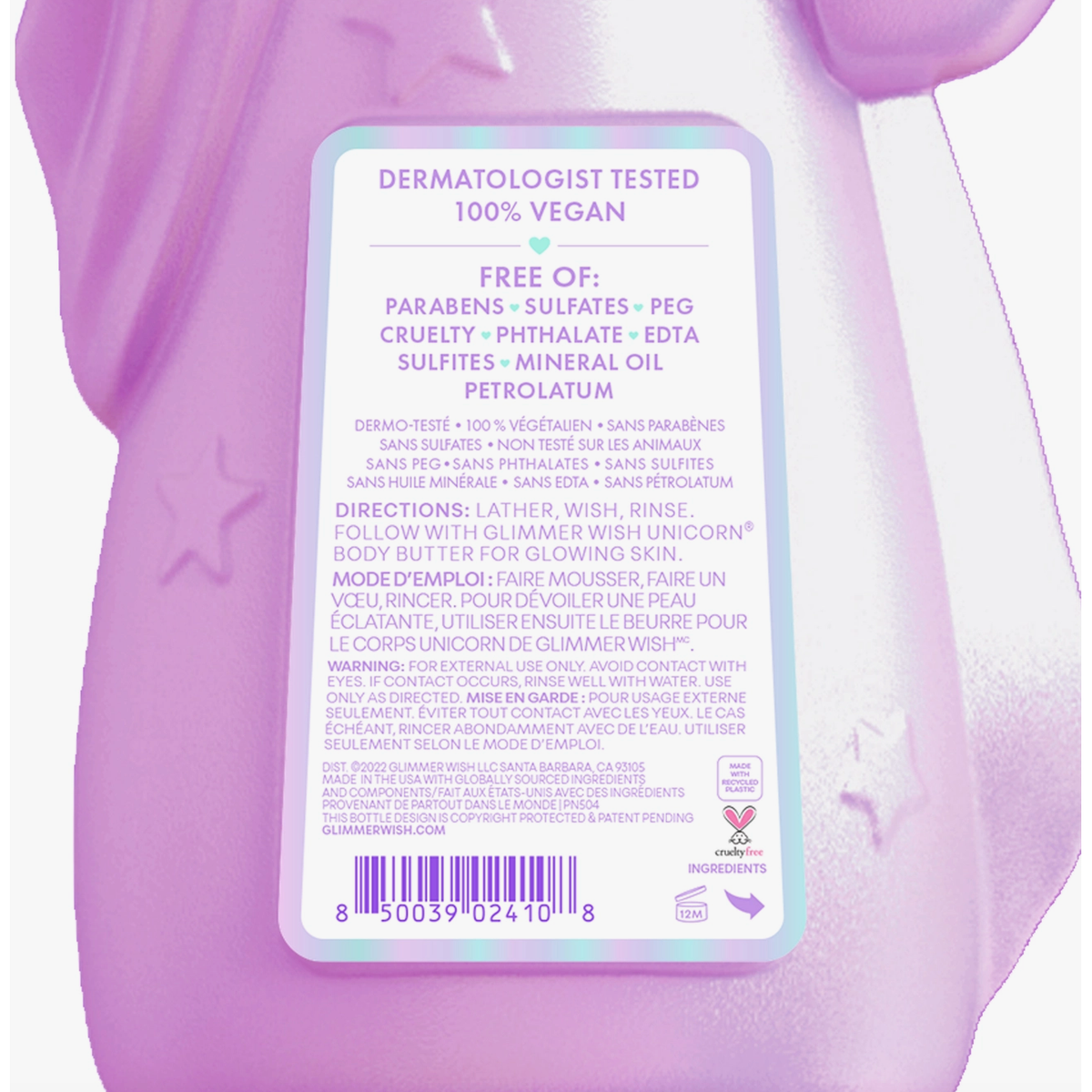 unicorn body wash