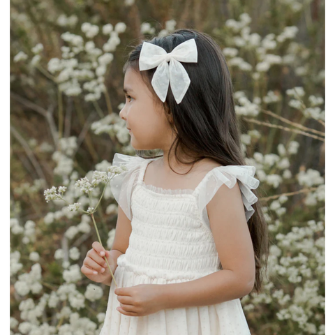 sailor bow || ivory