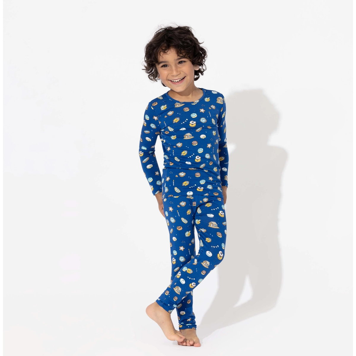 hanukkah cookies bamboo kids two piece pajamas