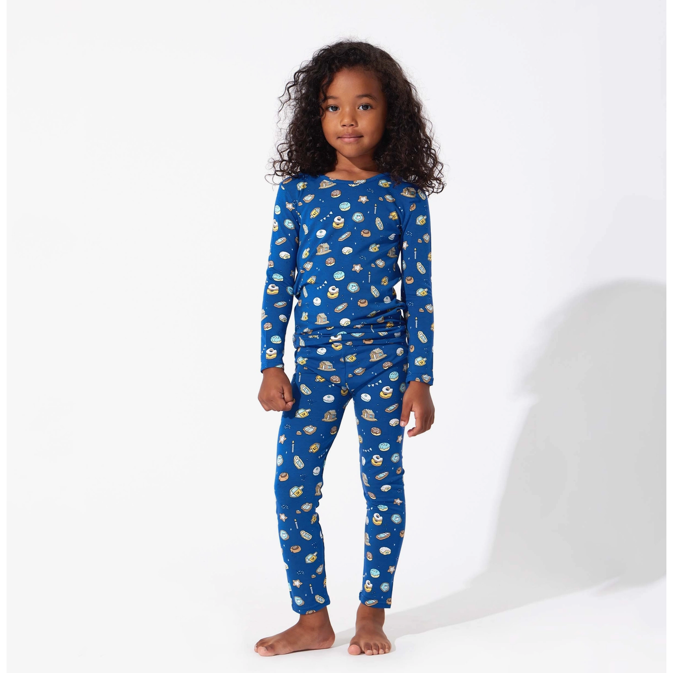 hanukkah cookies bamboo kids two piece pajamas