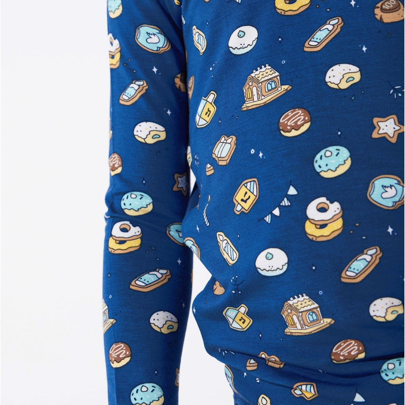 hanukkah cookies bamboo kids two piece pajamas