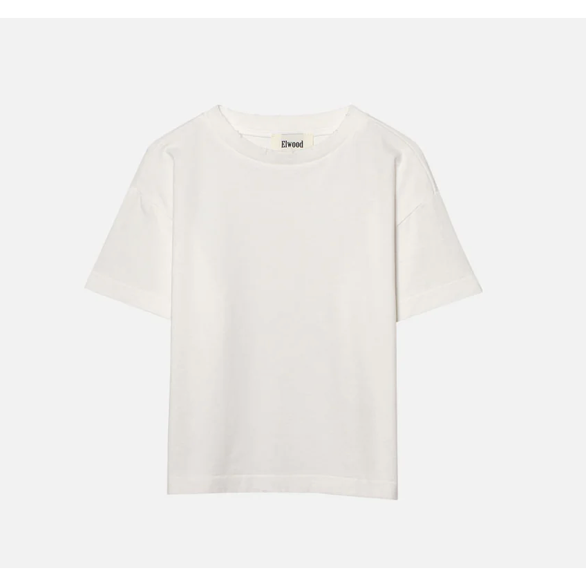 kids core tee | vintage white