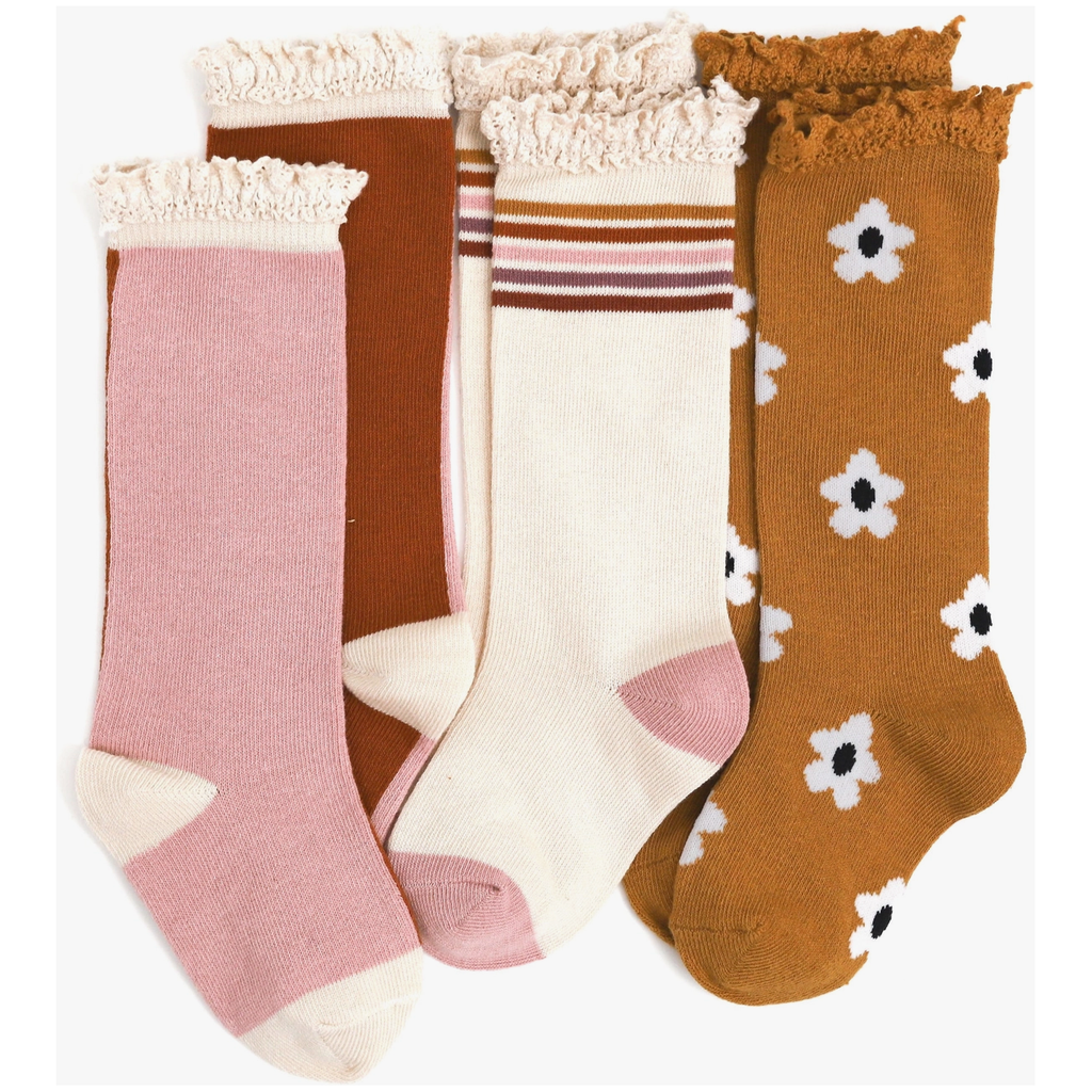 golden girl knee high socks | 3 pack