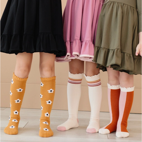 golden girl knee high socks | 3 pack