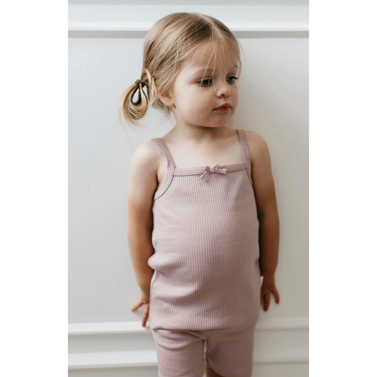 organic cotton modal singlet | blossom