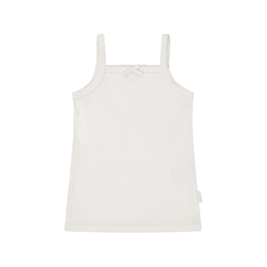 organic cotton modal singlet | milk