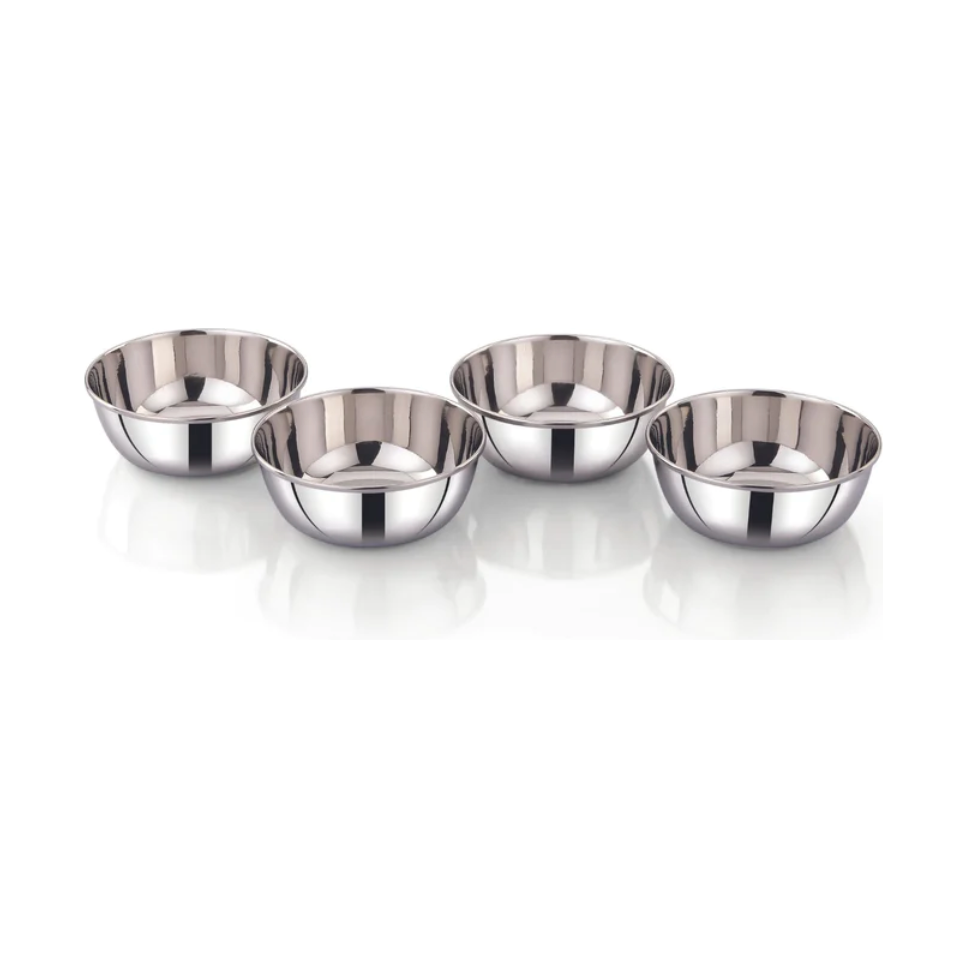 stainless steel small bowl set (4)