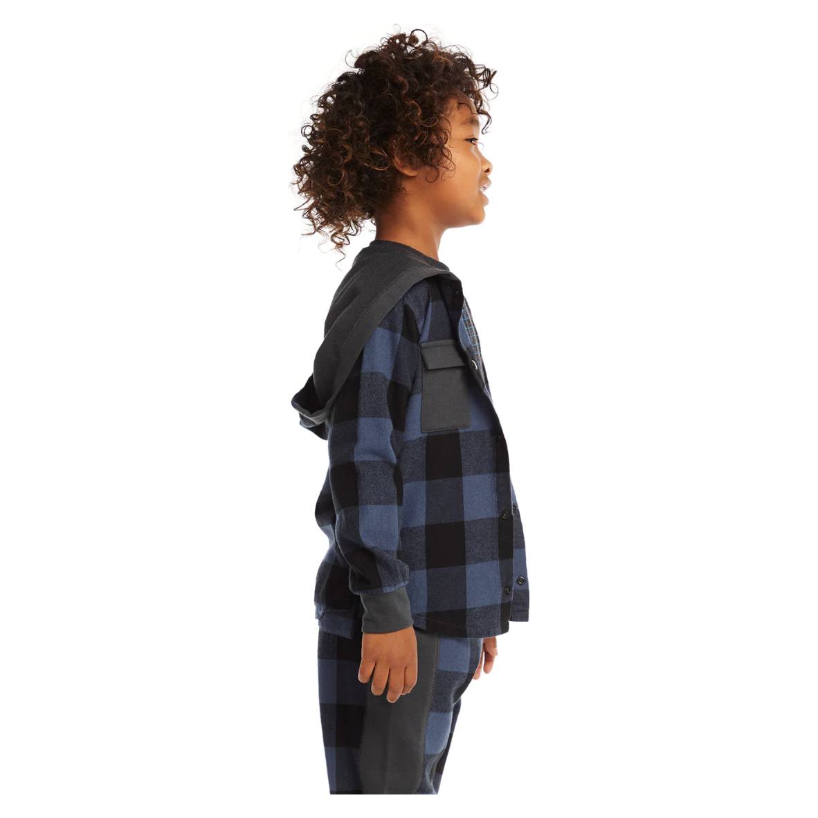 ghost plaid button down