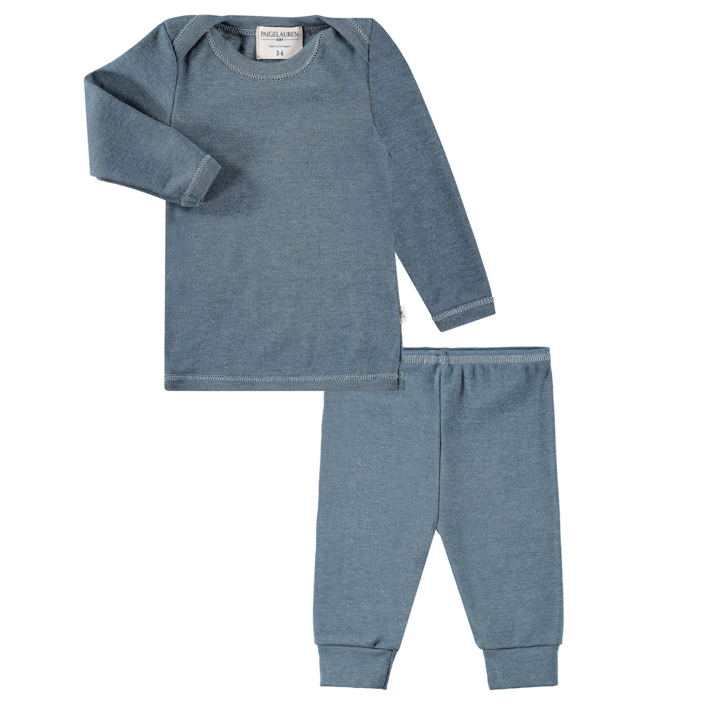 Rib Beanie, Lap Tee and Legging Set