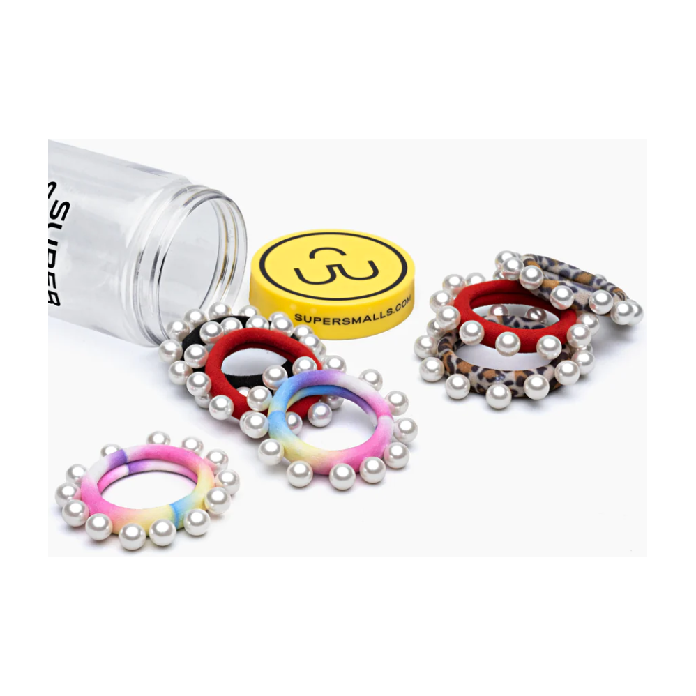 central park pearl hair ties