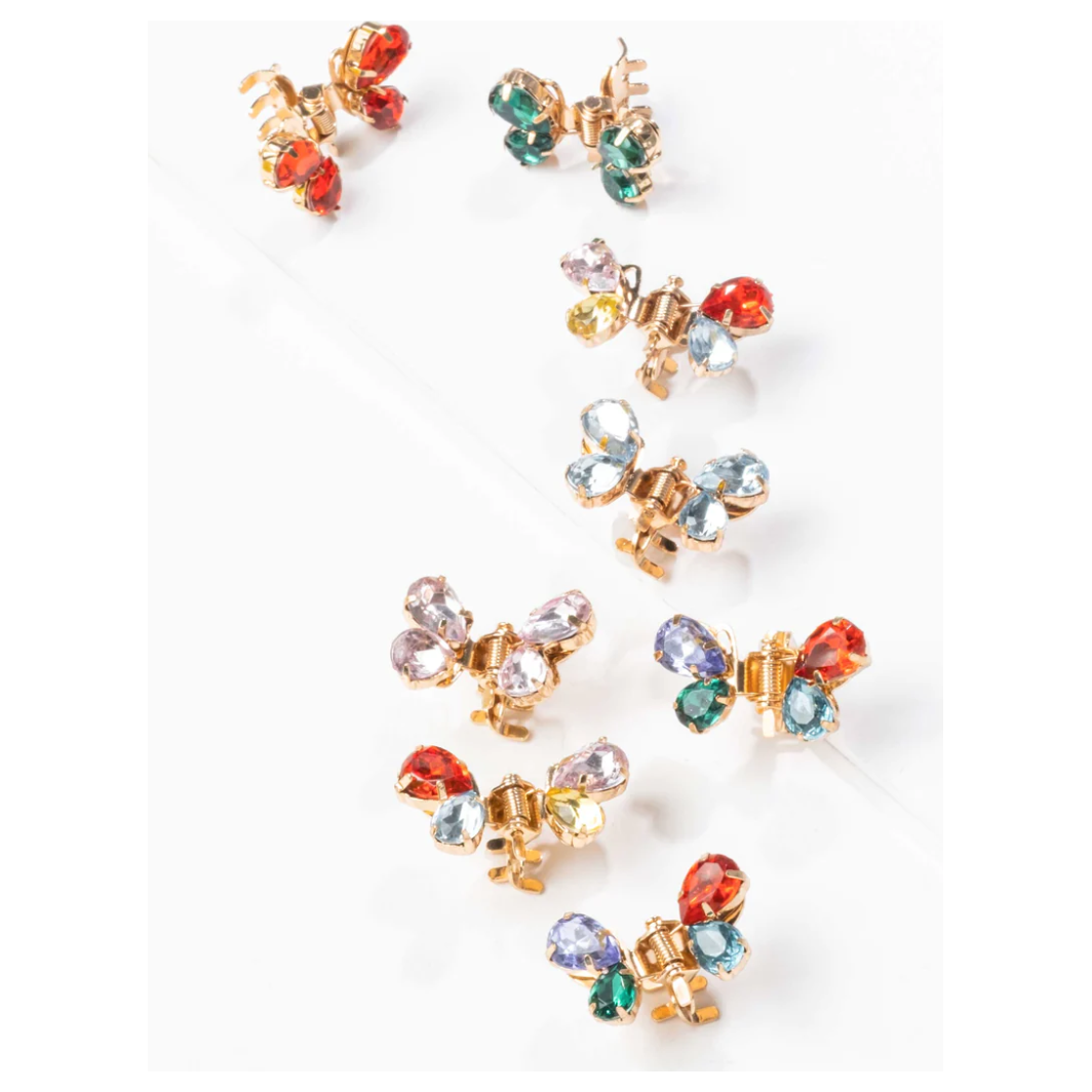 talent show butterfly hair clip set