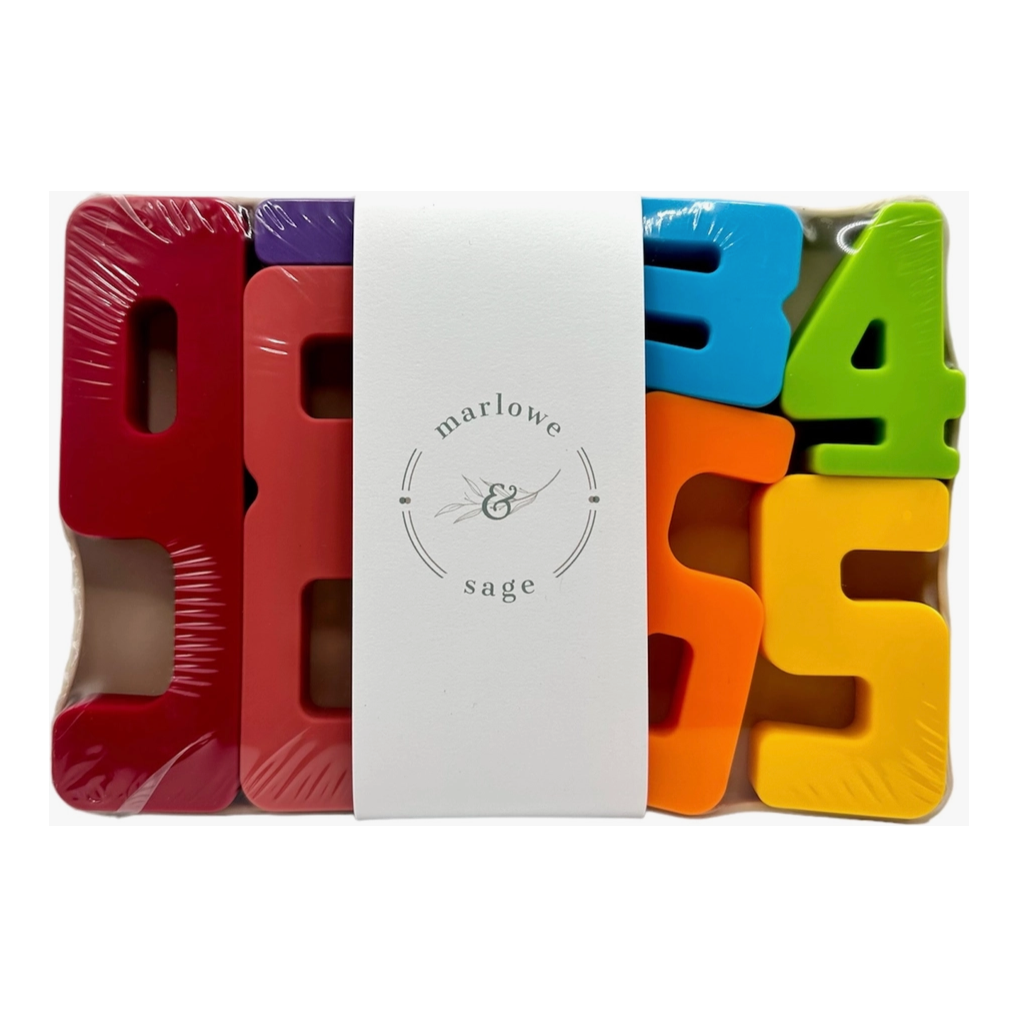 silicone number toy
