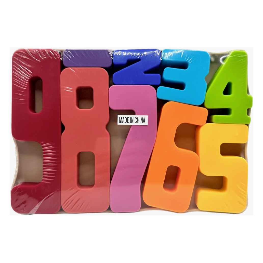 silicone number toy