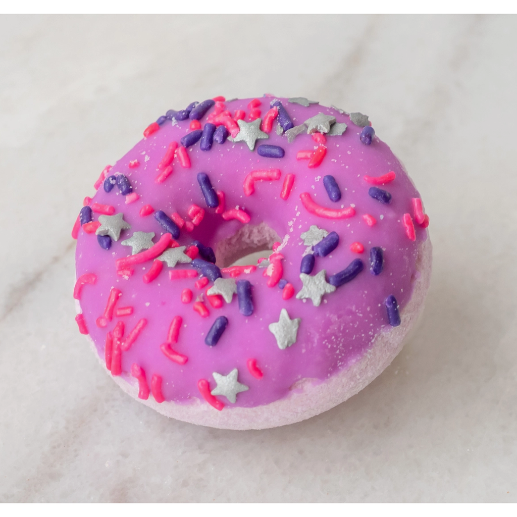 mini sugar plum fairy donut bath bomb