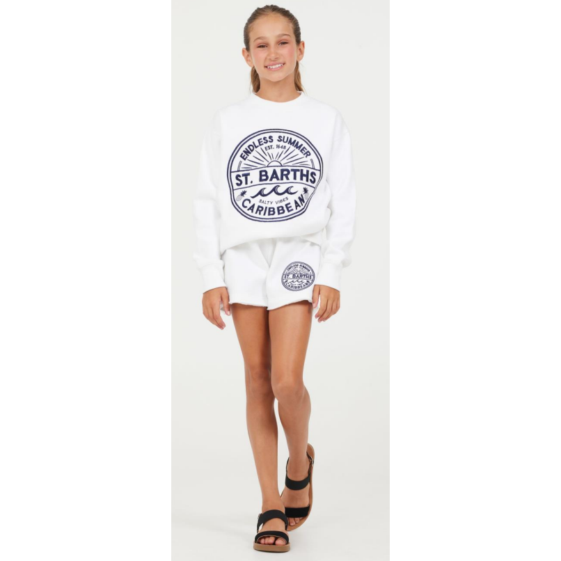 st. barths sweatshirt | white